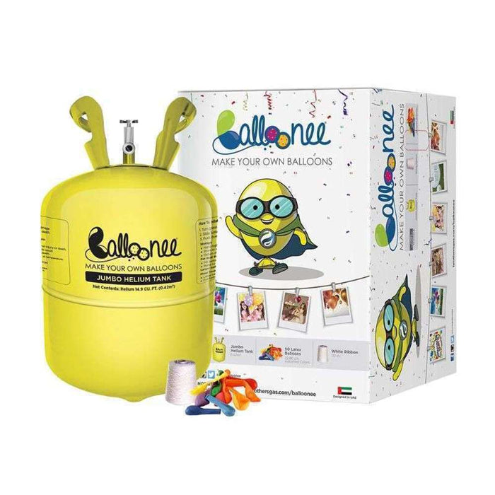 Balloonee Helium 30pc Balloon Kit 2kg Standard