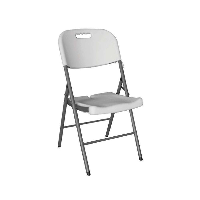 Lifestyle Folding Chair Plain White