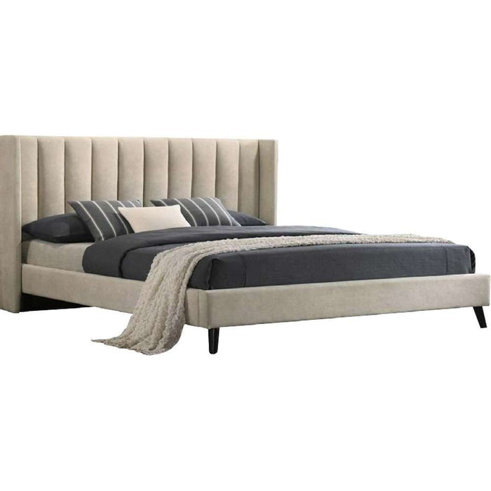Medina Gina King Bed L1980 x W1830mm Light Brown