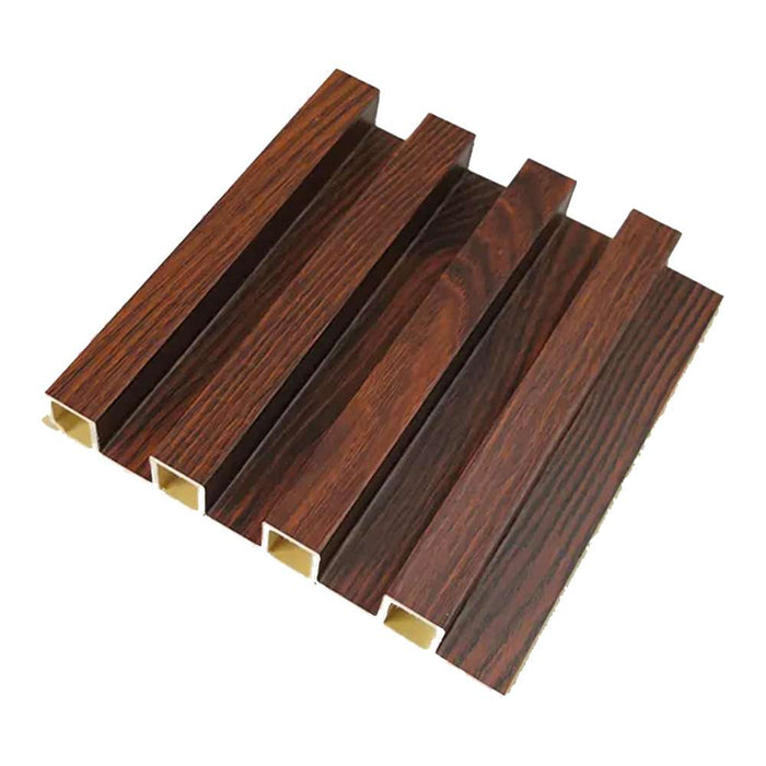 Prime WPC Decorative Wall Panels 160 x 20 x 2900mm x 4 Rails Dark Oak