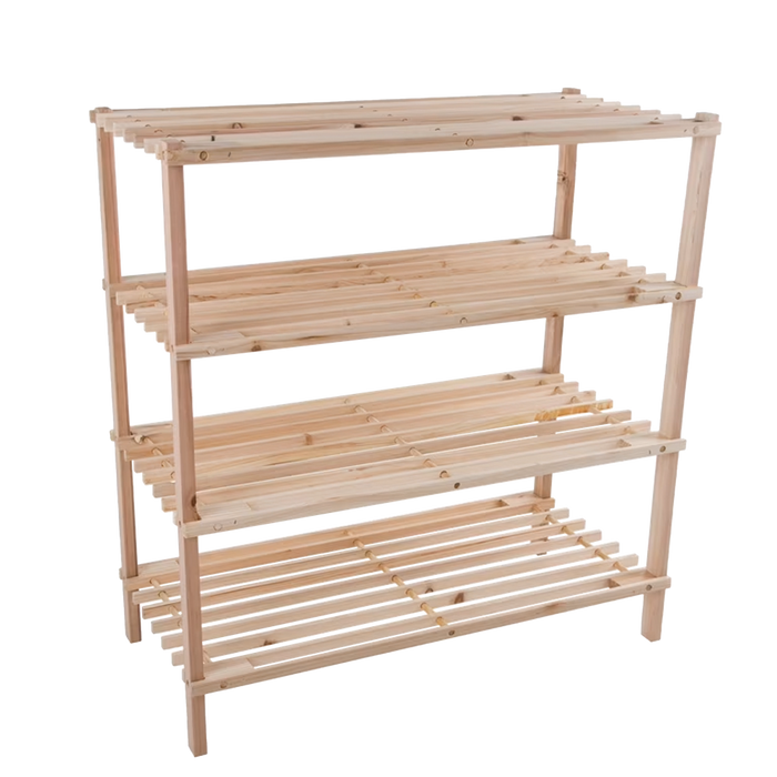 Wooden Shoe Rack 4 Layer 630 x 260 x 640mm