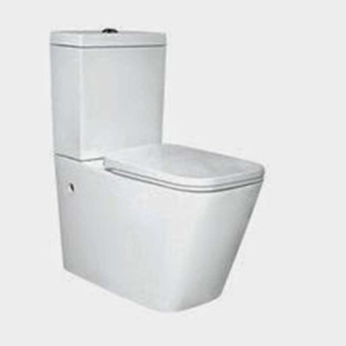 Inox Omega Toilet Suite S-Trap White 250mm