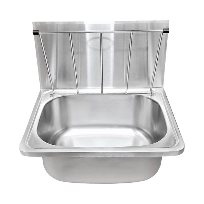 Evia Cleaners Sink Stainless Steel with Splashback 560 x 460 x 240mm