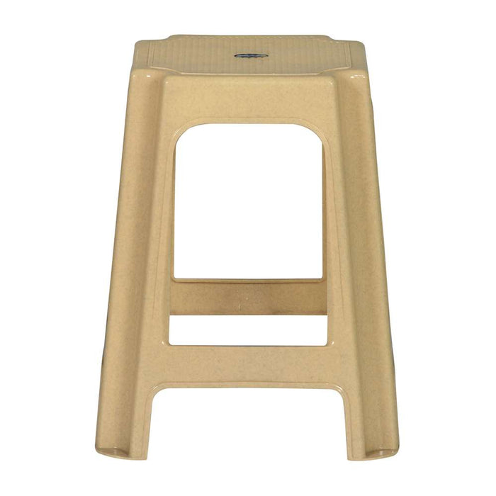 Merel Plastic Stool Marble Beige