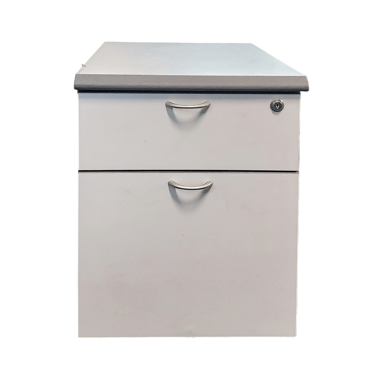 Acmi Atlis Mobile Pedestal 2-Drawer 400 x 485 x 520mm Grey