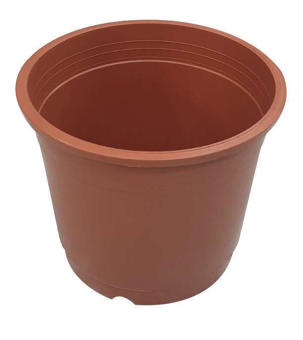 Euro Planter Pot Brown 28cm