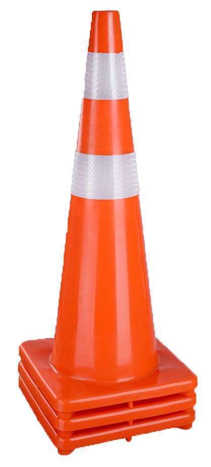 Amer Traffic Cones Double Reflector 900mm