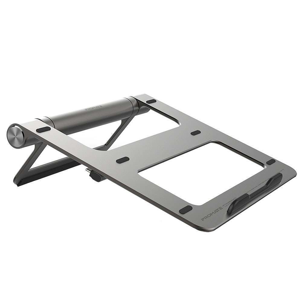 Promate Laptop Stand Removable USB-C Hub 4K HDMI RJ45