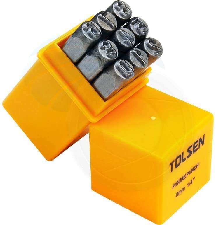 Tolsen 9pk Figure Punch 6mm