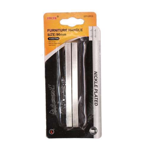 Jia Drawer Handle 96mm Zinc Nickle Plated #9672