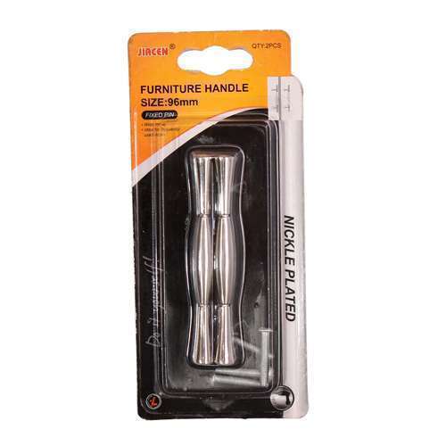 Jia Drawer Handle 96mm Zinc Nickle Plated #FH9632
