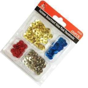 Accord Thumbtacks Assorted 100pk