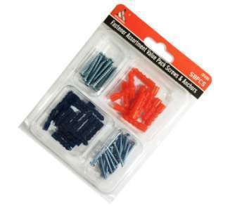 Accord Screws & Anchors Assorted 58pk