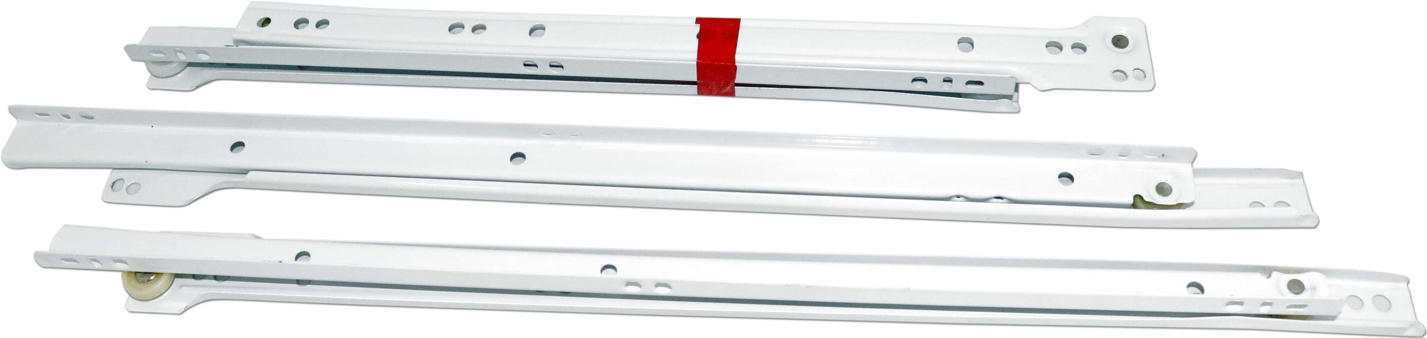 Nova Self Closing Drawer Slide 350mm White