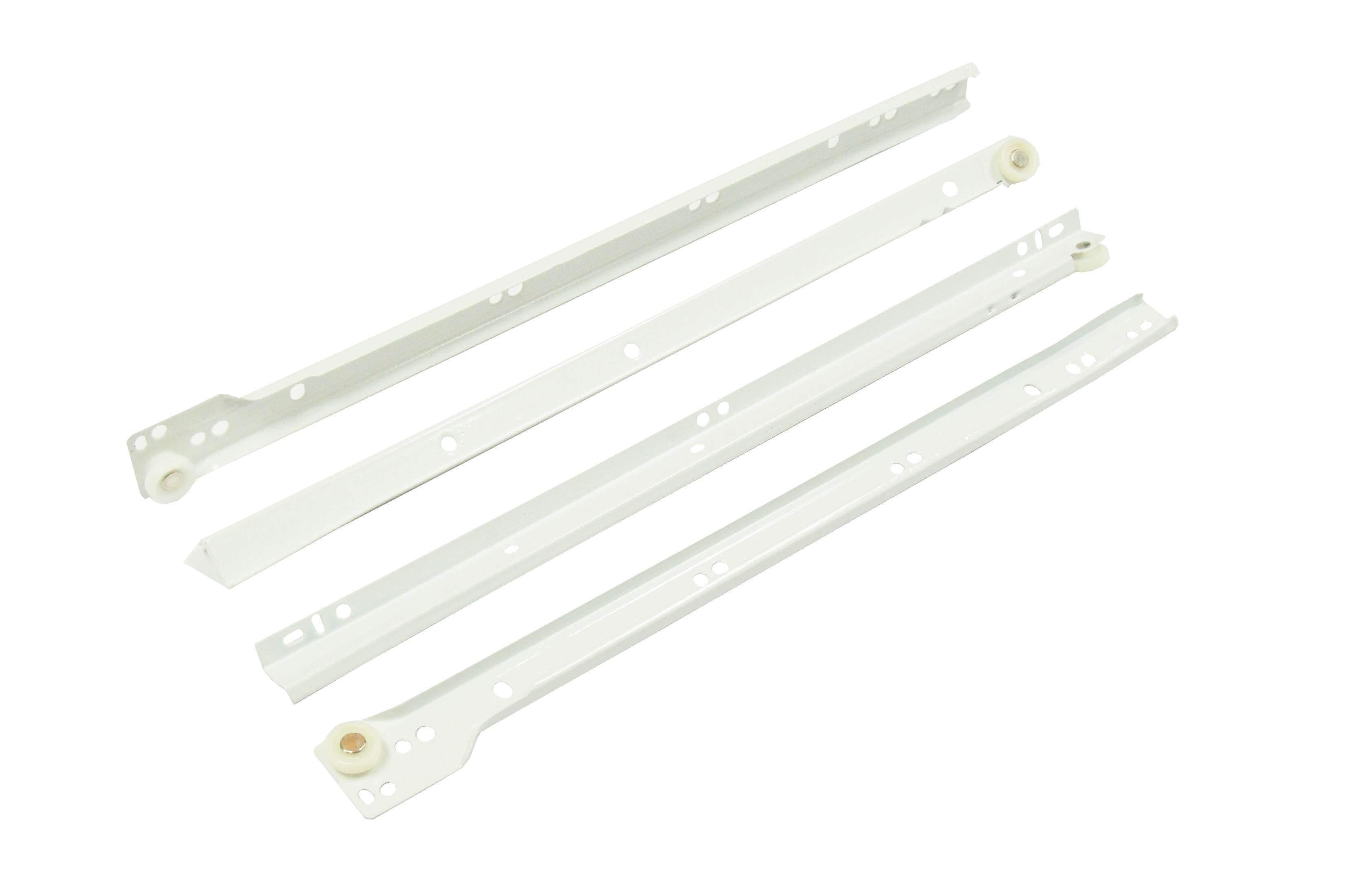 Nova Self Closing Drawer Slide 300mm White