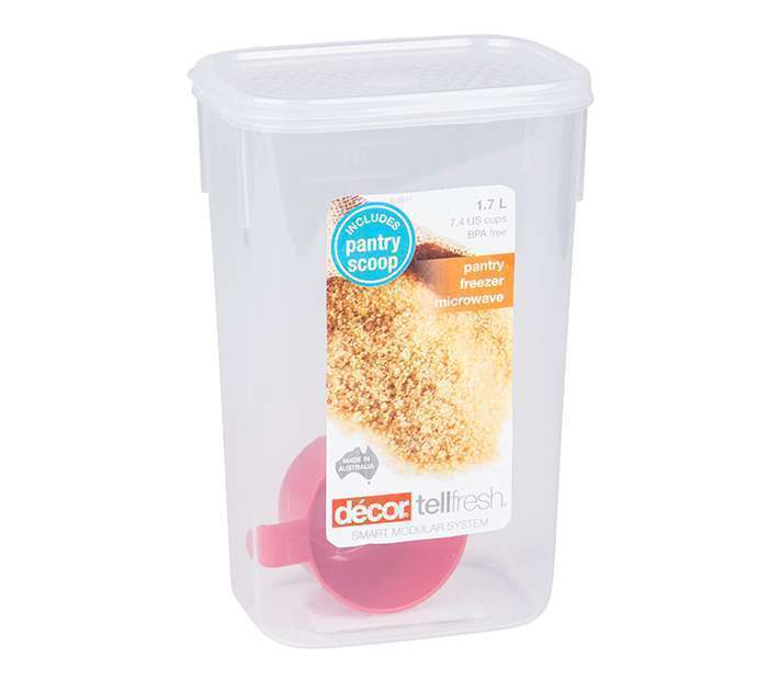 Decor Tellfresh Scoop 1.75L PVC Storage Box