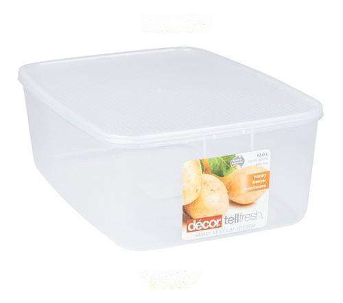 Decor Tellfresh Oblong 10L PVC Storage Box