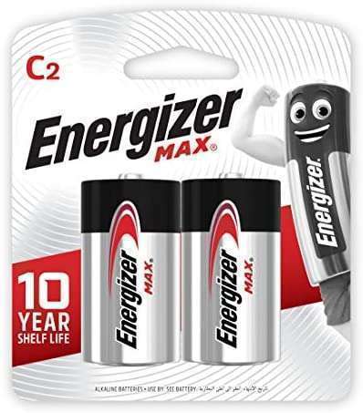 Energizer Battery "C" (E93 BP2) x 2