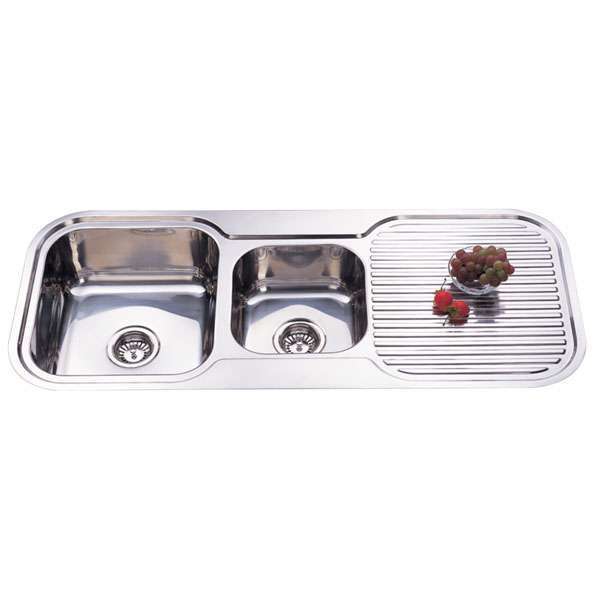 Evia Kitchen Sink 1.5 Bowl 1200 x 500 x 180mm