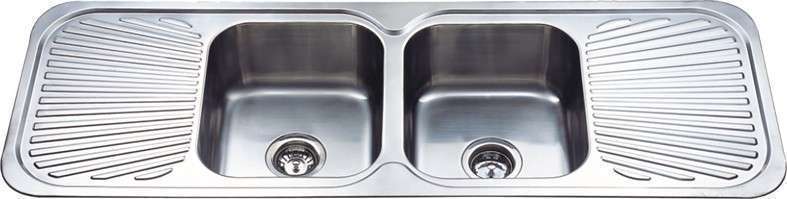 Evia Kitchen Sink Double Bowl 2S-Drainer (1380 x 480 x 170)