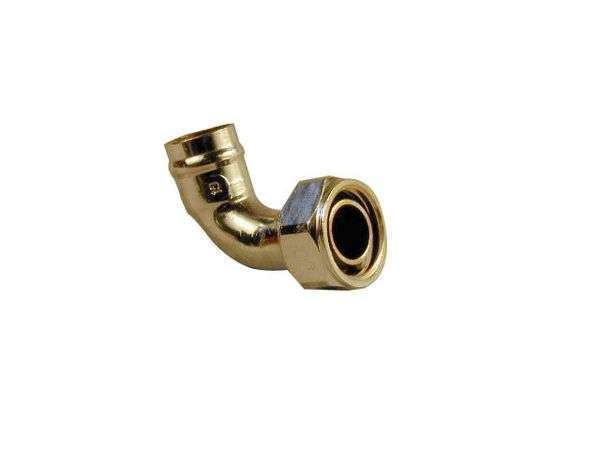 Copper Connector Bent Tap 15mm