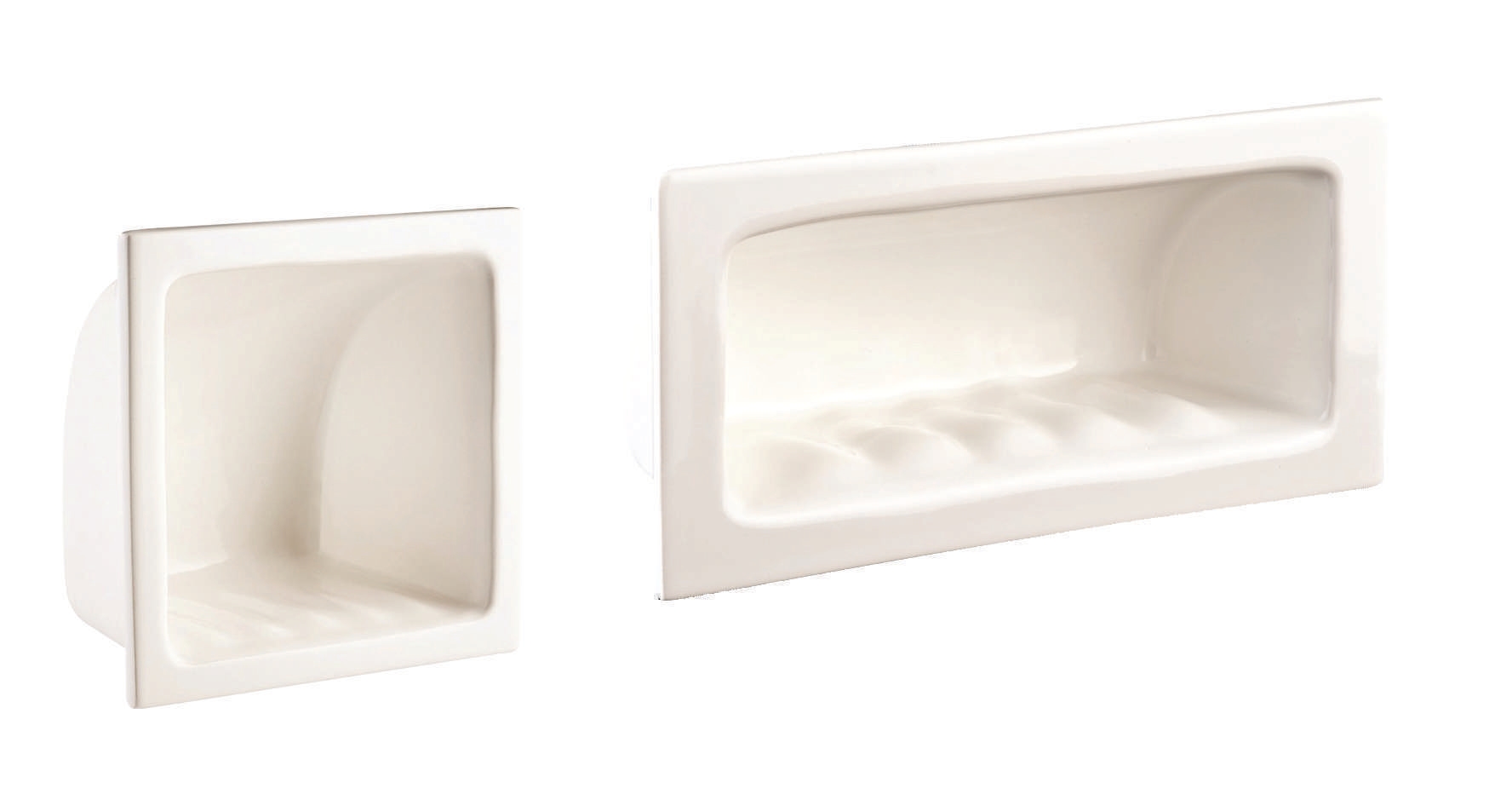 DTA Recessed Soap Holder 200 x 100 White