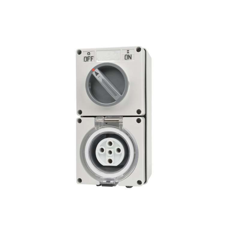 Hepol Combination Switch Socket 5-Pin 32A