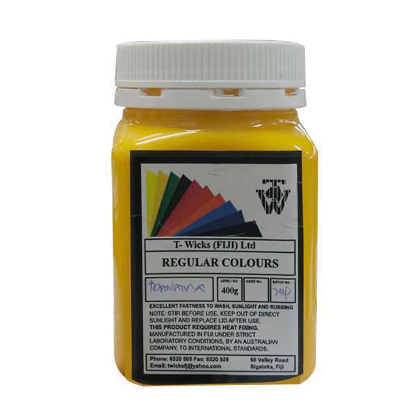 T-Wicks Fabric Paint Banana 400ml