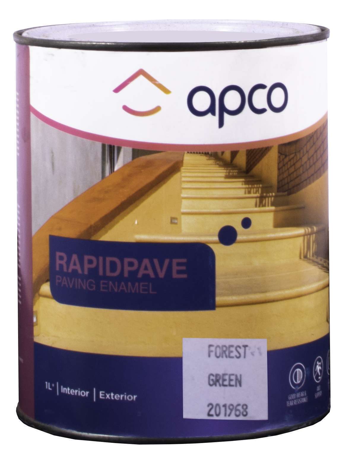 Apco RapidPave Matt Enamel Forest Green 1L