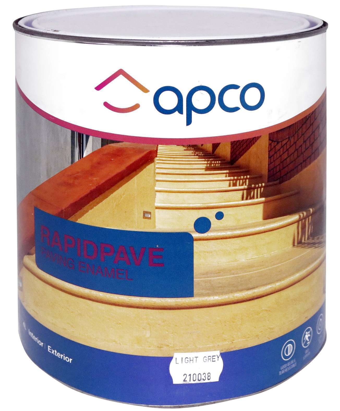 Apco RapidPave Matt Enamel Grey 4L