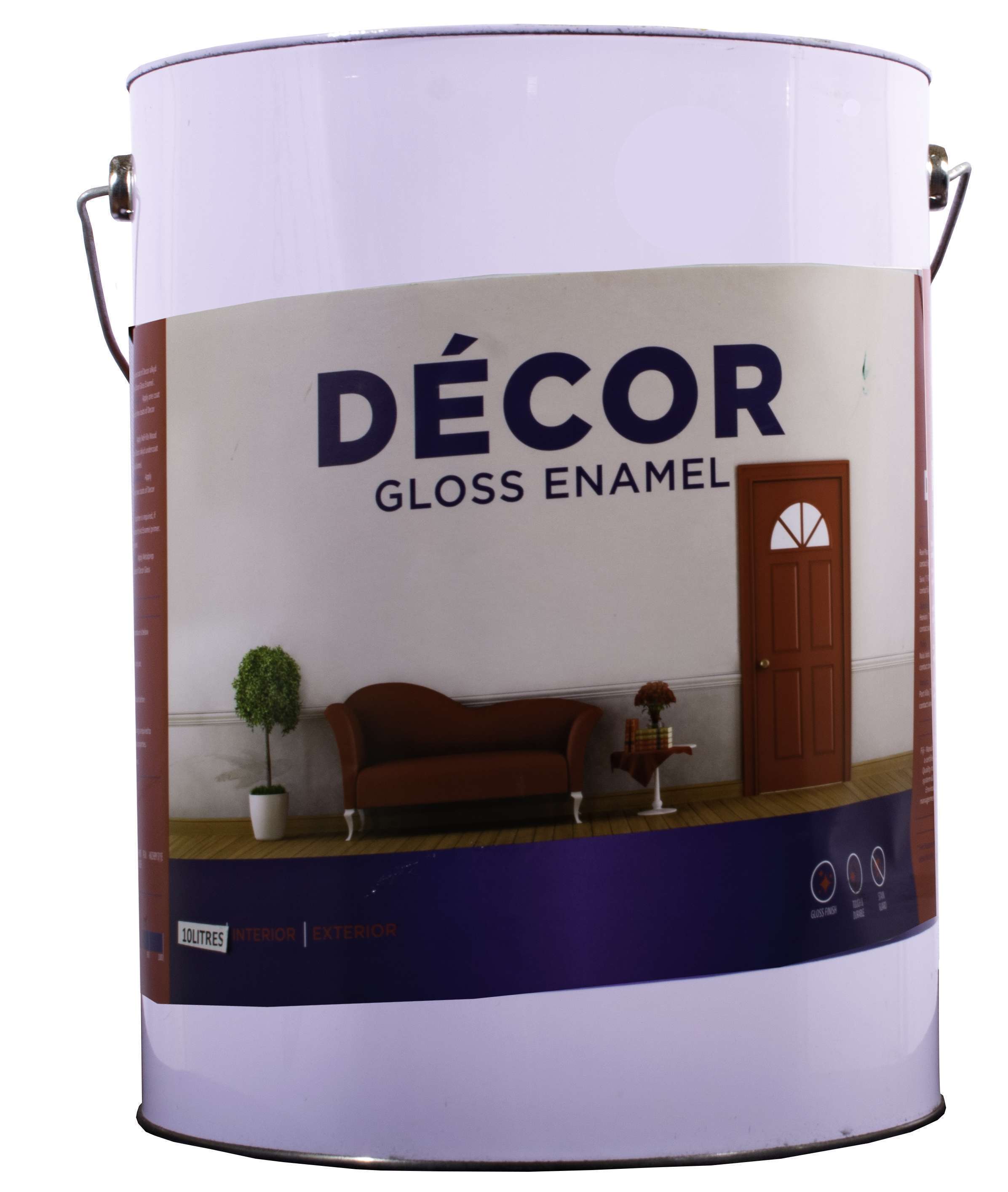 Apco Decor Gloss Enamel Extra Bright Base 10L