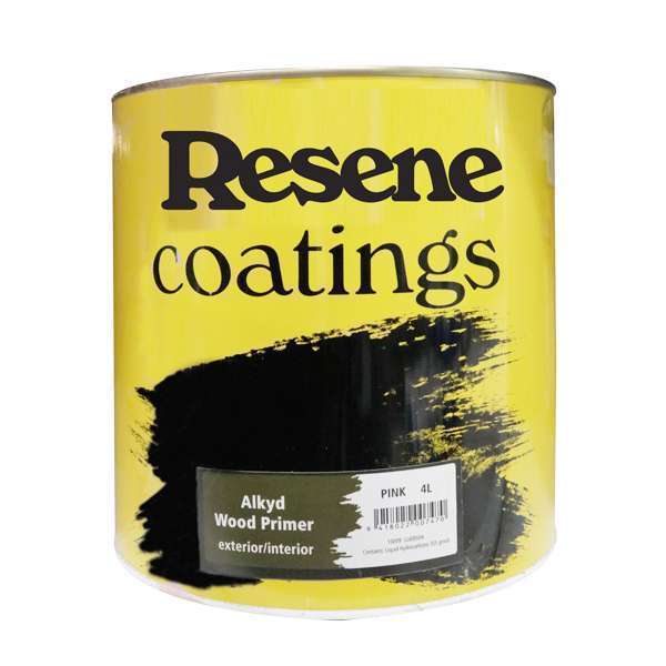 Resene Pink Wood Primer 4L