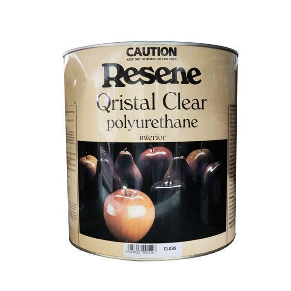 Resene Qrystal Gloss Varnish Clear Interior 4L