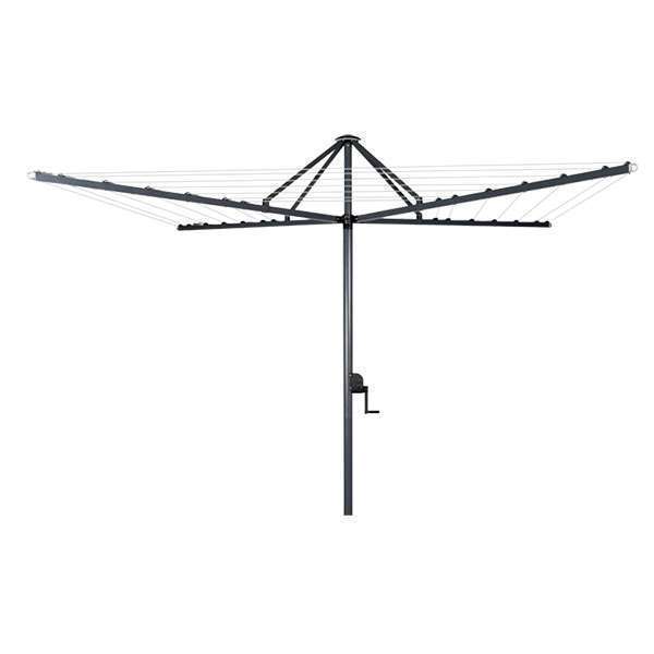 Daytek M38 MK2 Rotary Hoist Clothesline Folding Iron Grey