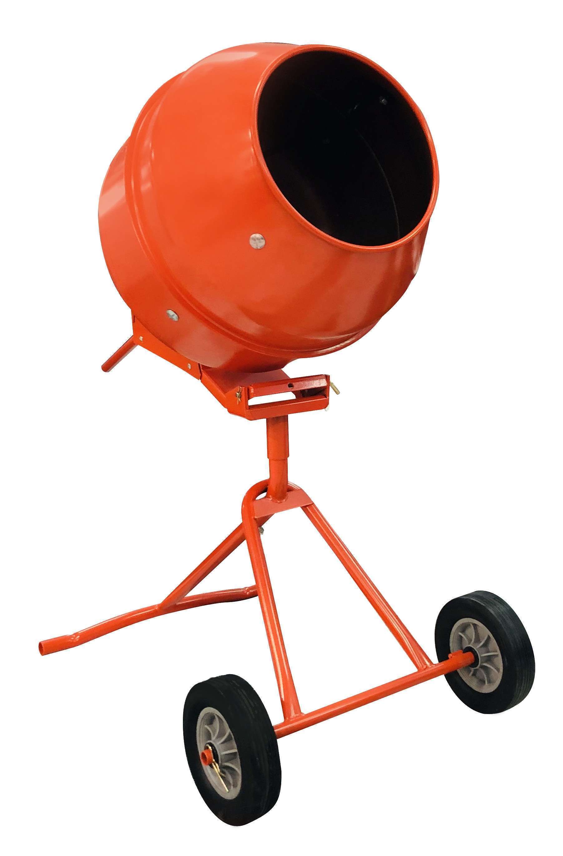 Promax Portable Concrete Mixer Orange 140L