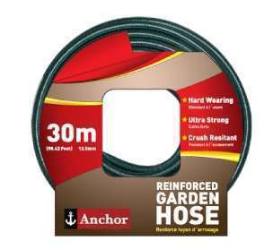 Anchor Reinforced Garden Hose 12mm x 30m