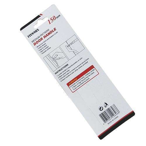 Fixworx Handle Door Medium Pattern 150mm