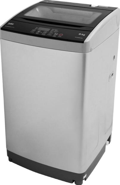 Beko Top Load Auto Washer Silver 8kg