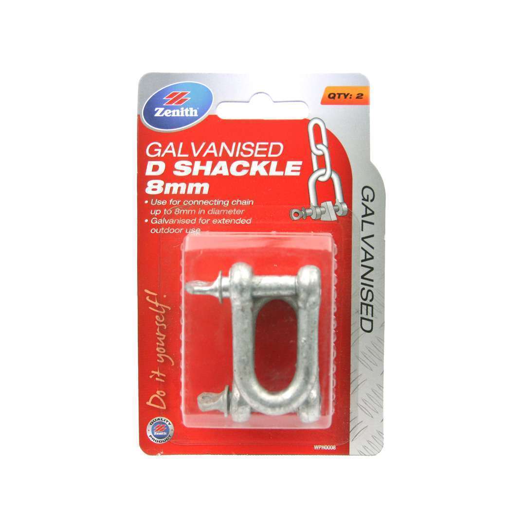 Zenith Dee Shackle 8mm Galv