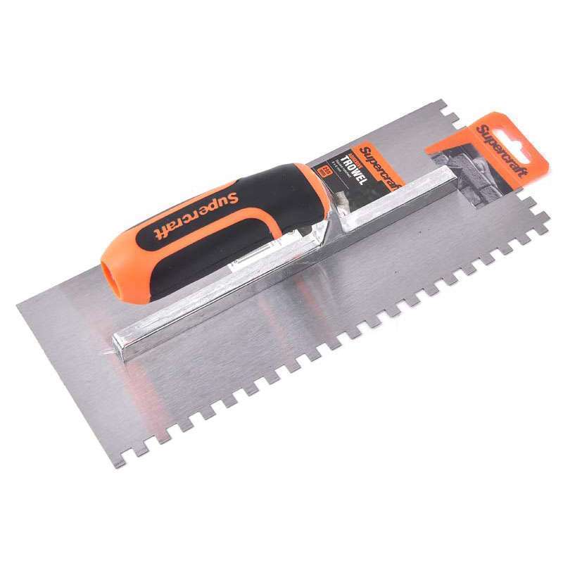 Supercraft Trowel Plasterers Notched 280 x 110 x 6mm