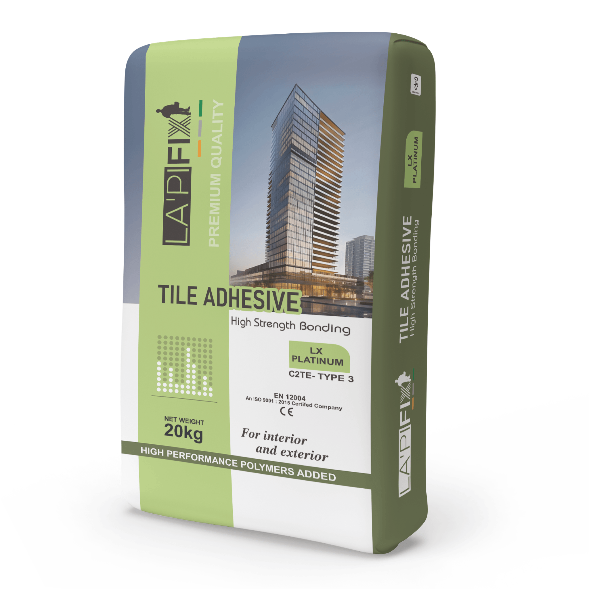 LapiFix Tile Adhesive Platinum Grey 20kg