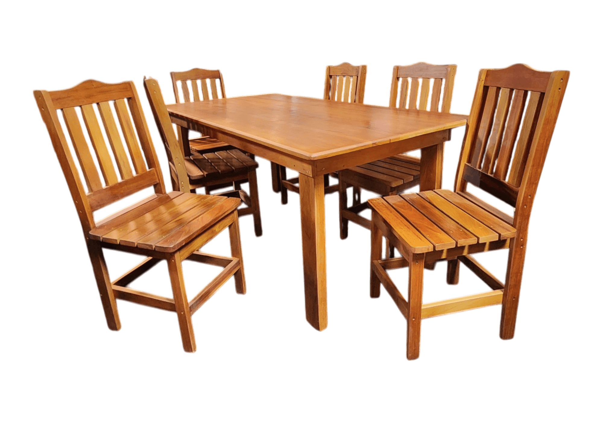 Diamex Mahogany Dining Set 7pc L1950 x W990 x H770mm