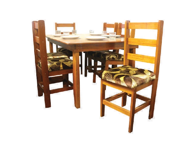 Diamex Dining Set Wooden 7pc