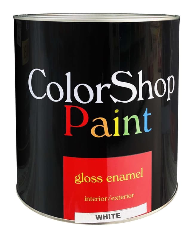Resene ColorShop Gloss Enamel Chassis Black 1L - Vinod Patel | Home ...