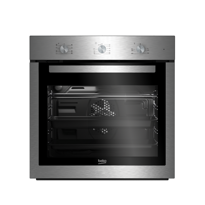 Beko Built In Oven 71L with 8 Functions Stainless Steel 60 cm