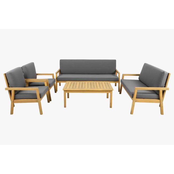 Sunset Melora Outdoor 3+2+1+1 Sofa Set w/ Coffee Table