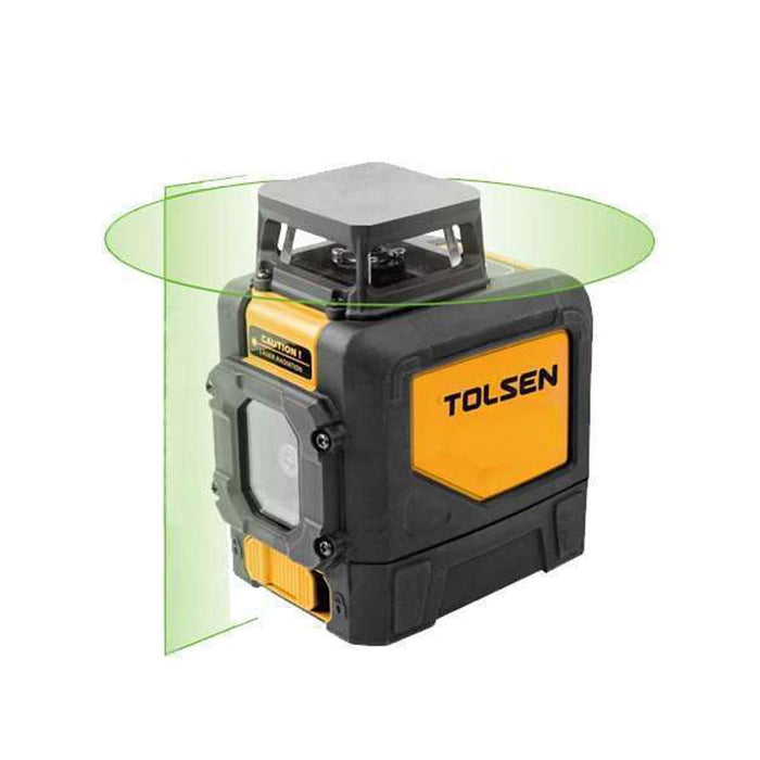 Tolsen Self-Leveling 360Deg Cross-Line Laser Level (Industrial)