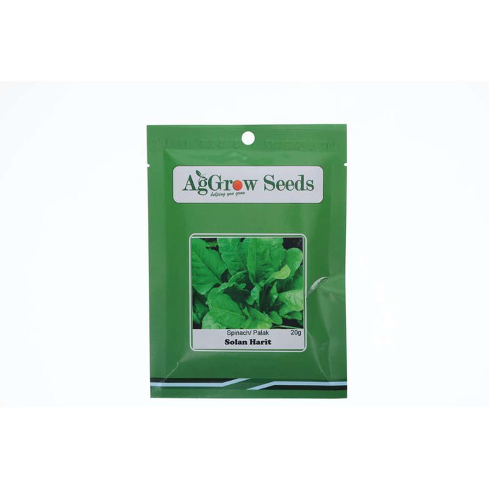 AgGrow Spinach (Palak) Seeds Solan Harit 20g