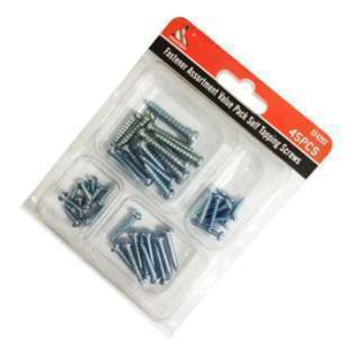 Accord Self Tapping Screw Assorted 45pk