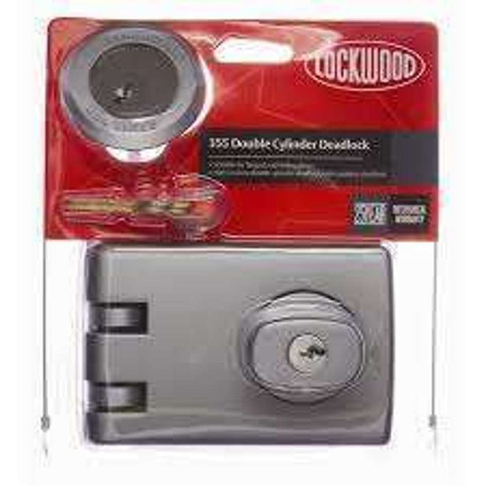 Lockwood Deadlock 355 D/Cylinder Chrome